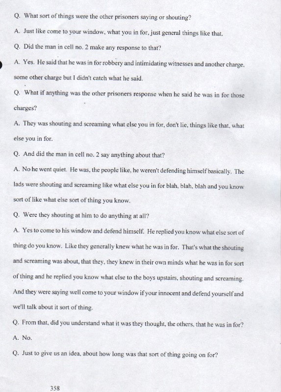 EVIDENCE OF DAMIAN DALEY - SECOND TRIAL - 11