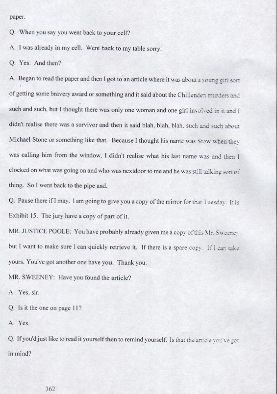 EVIDENCE OF DAMIAN DALEY - SECOND TRIAL - 15