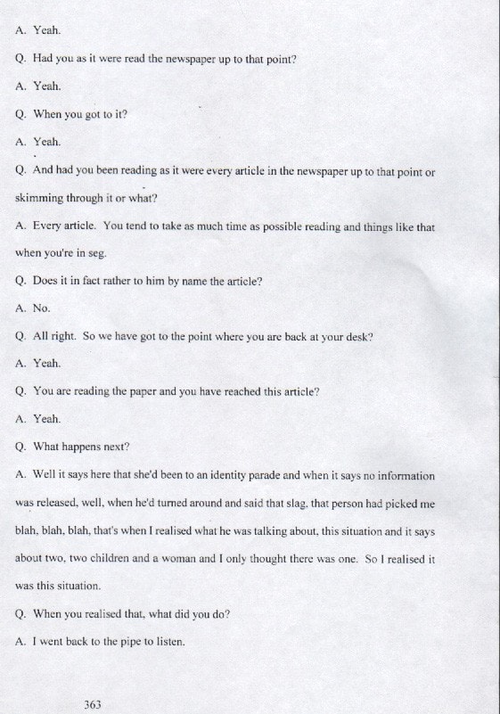 EVIDENCE OF DAMIAN DALEY - SECOND TRIAL - 16