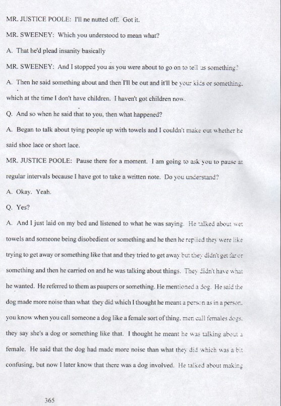 EVIDENCE OF DAMIAN DALEY - SECOND TRIAL - 18