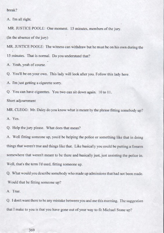 EVIDENCE OF DAMIAN DALEY - SECOND TRIAL - 22