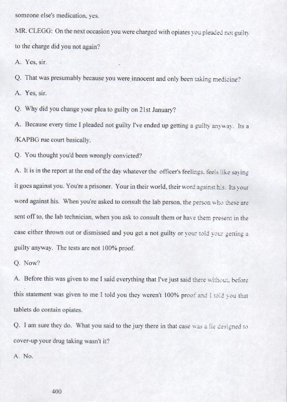 EVIDENCE OF DAMIAN DALEY - SECOND TRIAL - 54