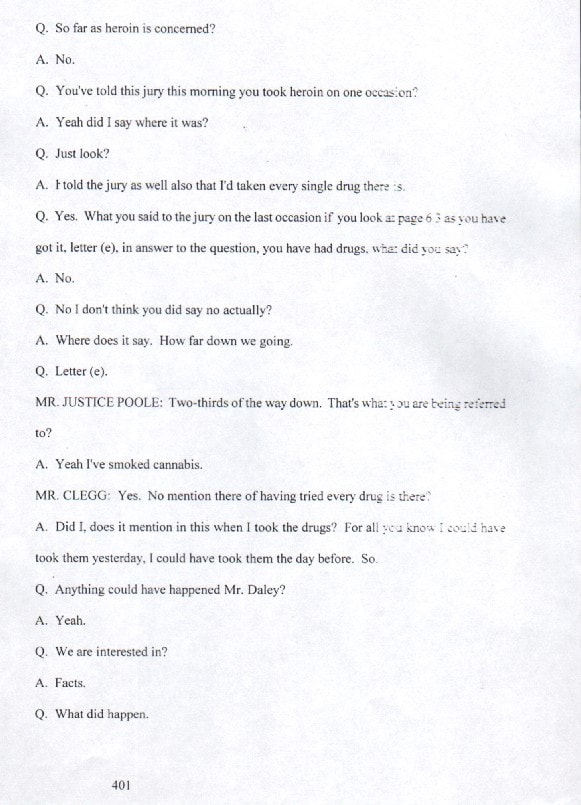 EVIDENCE OF DAMIAN DALEY - SECOND TRIAL - 55