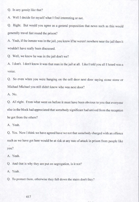 EVIDENCE OF DAMIAN DALEY - SECOND TRIAL - 71