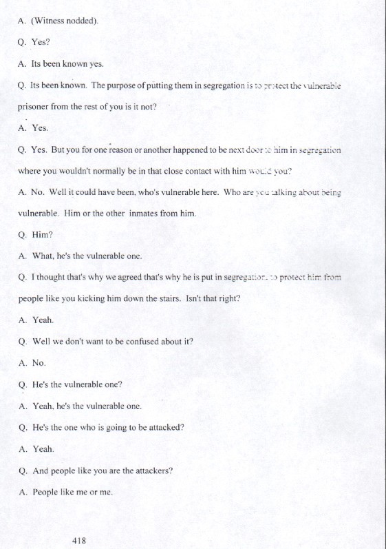 EVIDENCE OF DAMIAN DALEY - SECOND TRIAL - 72