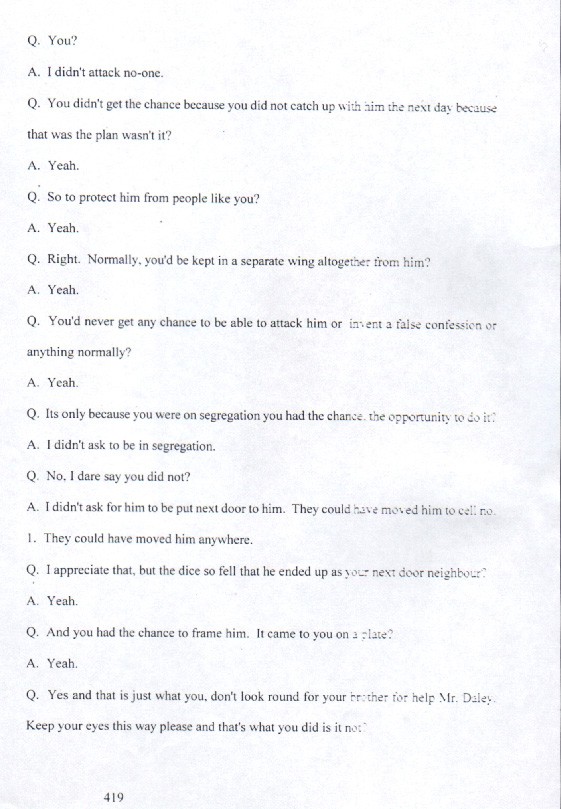 EVIDENCE OF DAMIAN DALEY - SECOND TRIAL - 73