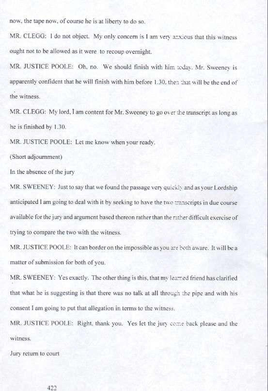 EVIDENCE OF DAMIAN DALEY - SECOND TRIAL - 76