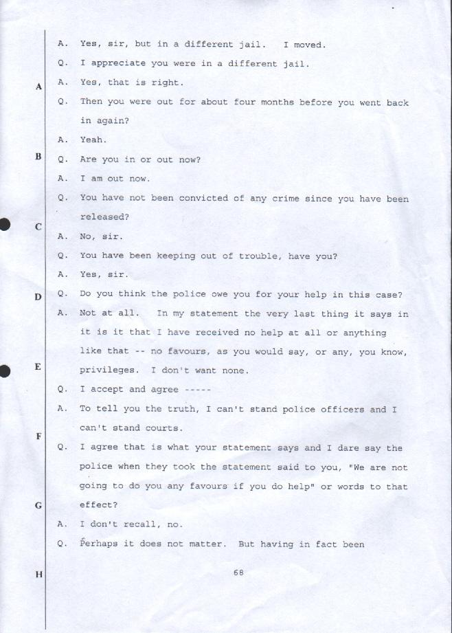 EVIDENCE OF DAMIAN DALEY - FIRST TRIAL - 26