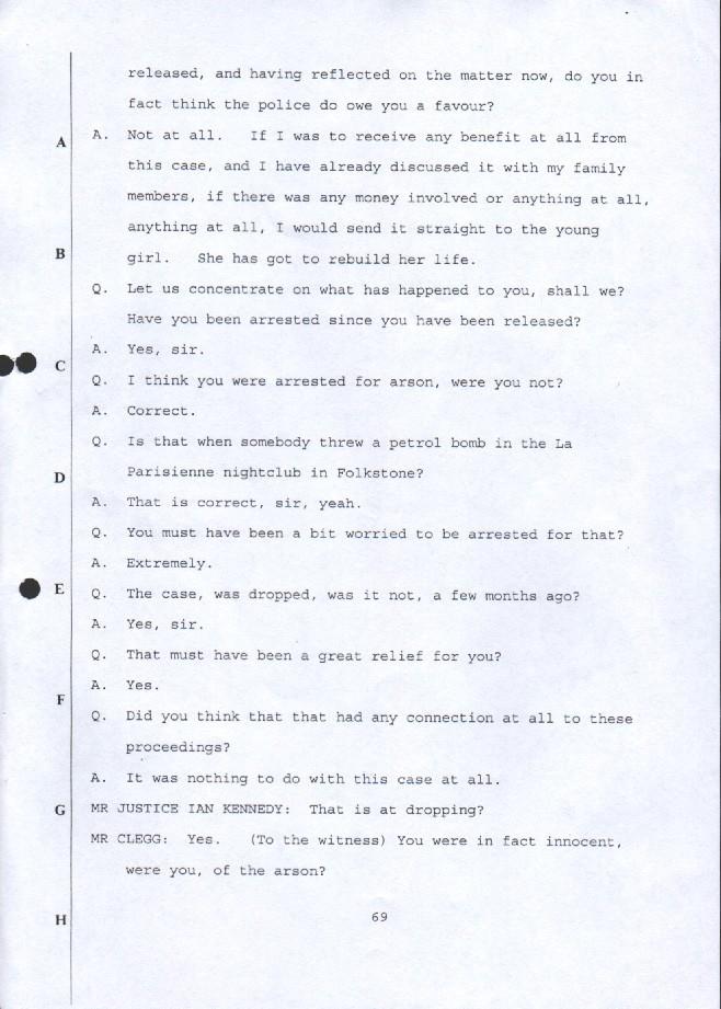 EVIDENCE OF DAMIAN DALEY - FIRST TRIAL - 27